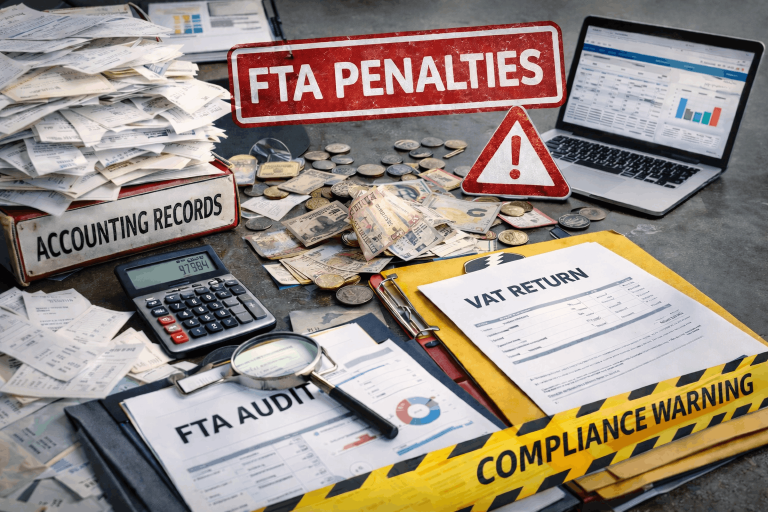 Accounting & Bookkeeping in the UAE: How Poor Financial Records Can Lead to FTA Penalties and Business Risk