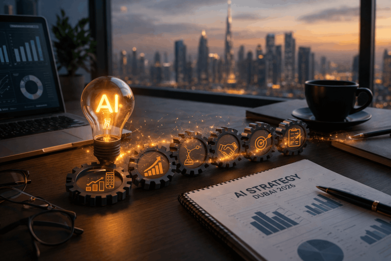 AI for Businesses and     Finance Sector in  Dubai: Benefits,  Challenges and Future Trends