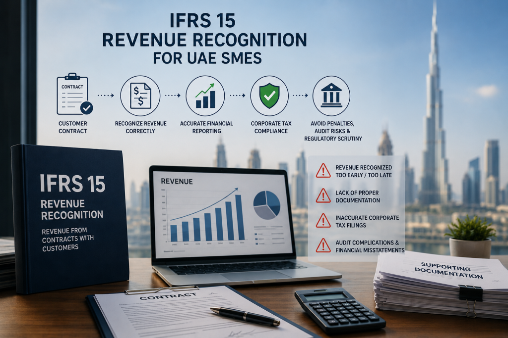 Illustration of IFRS 15 Revenue Recognition System for UAE SMEs